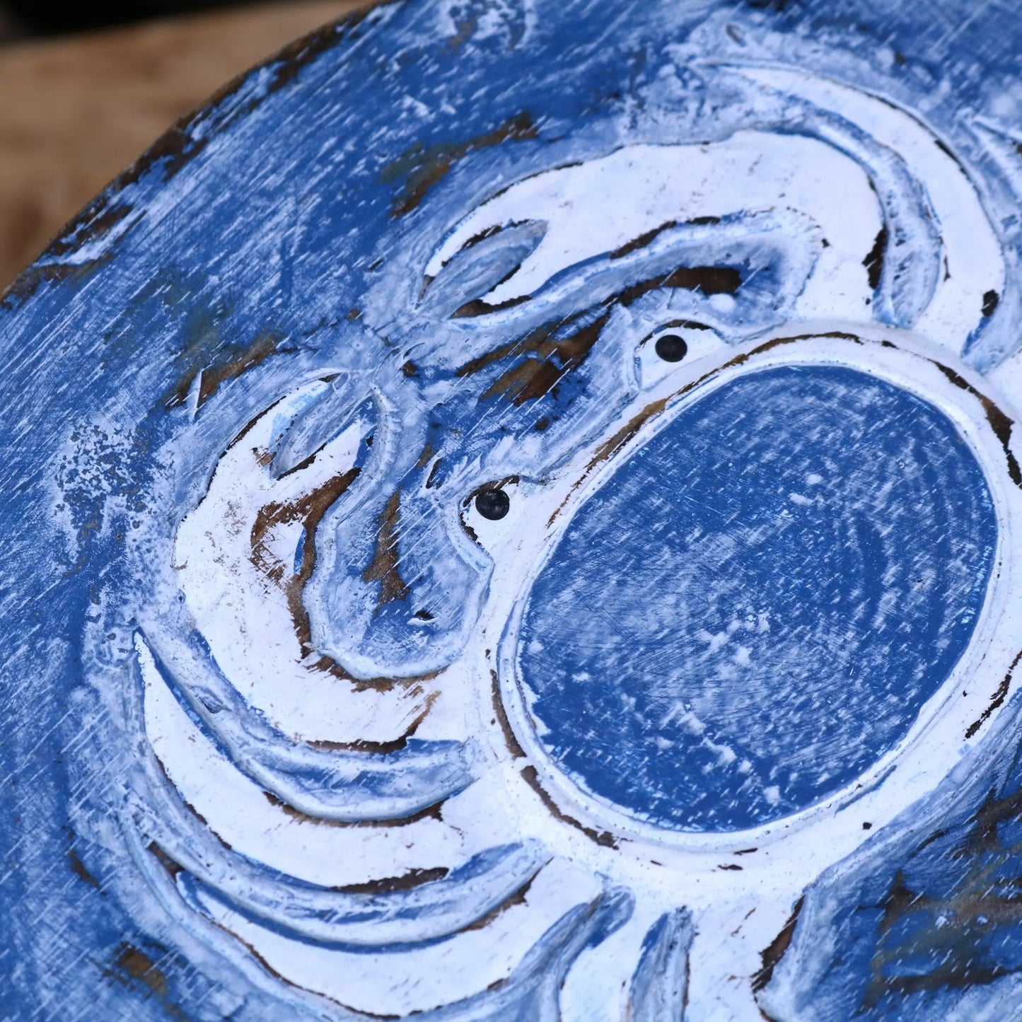 Kavi Kids Wooden Stool 25cm Crab Design