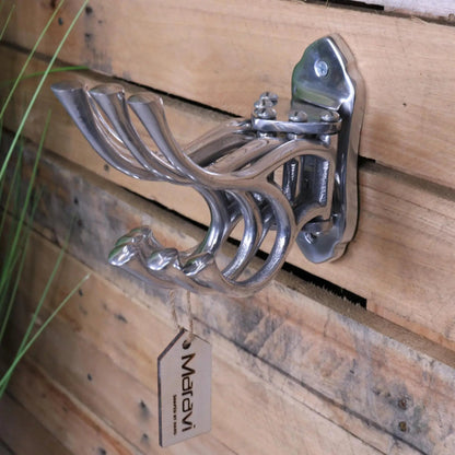 Kesda 5 Way Captains Swivel Hooks Polished Finish