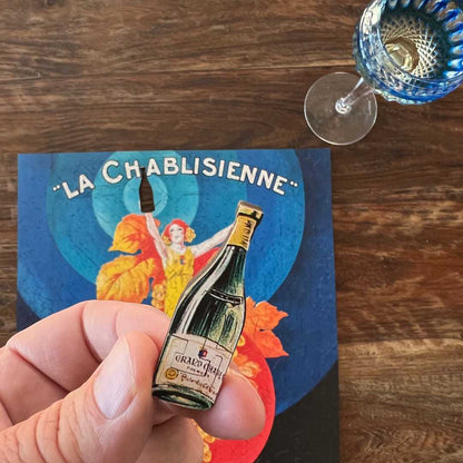 Vintage Poster - La Chablisienne (Large) Victory Wooden Puzzles