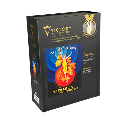 Vintage Poster - La Chablisienne (Large) Victory Wooden Puzzles