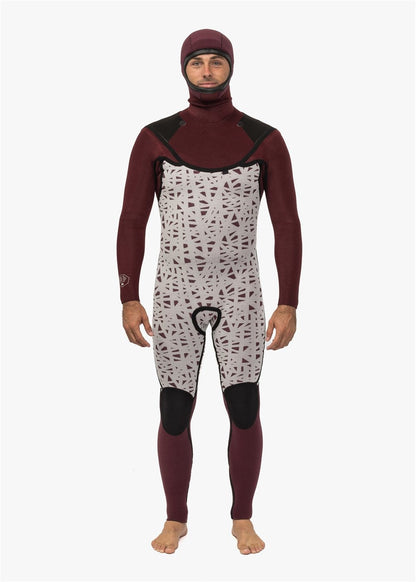 Vissla  New Seas 5-4 Hooded U-Zip Wetsuit