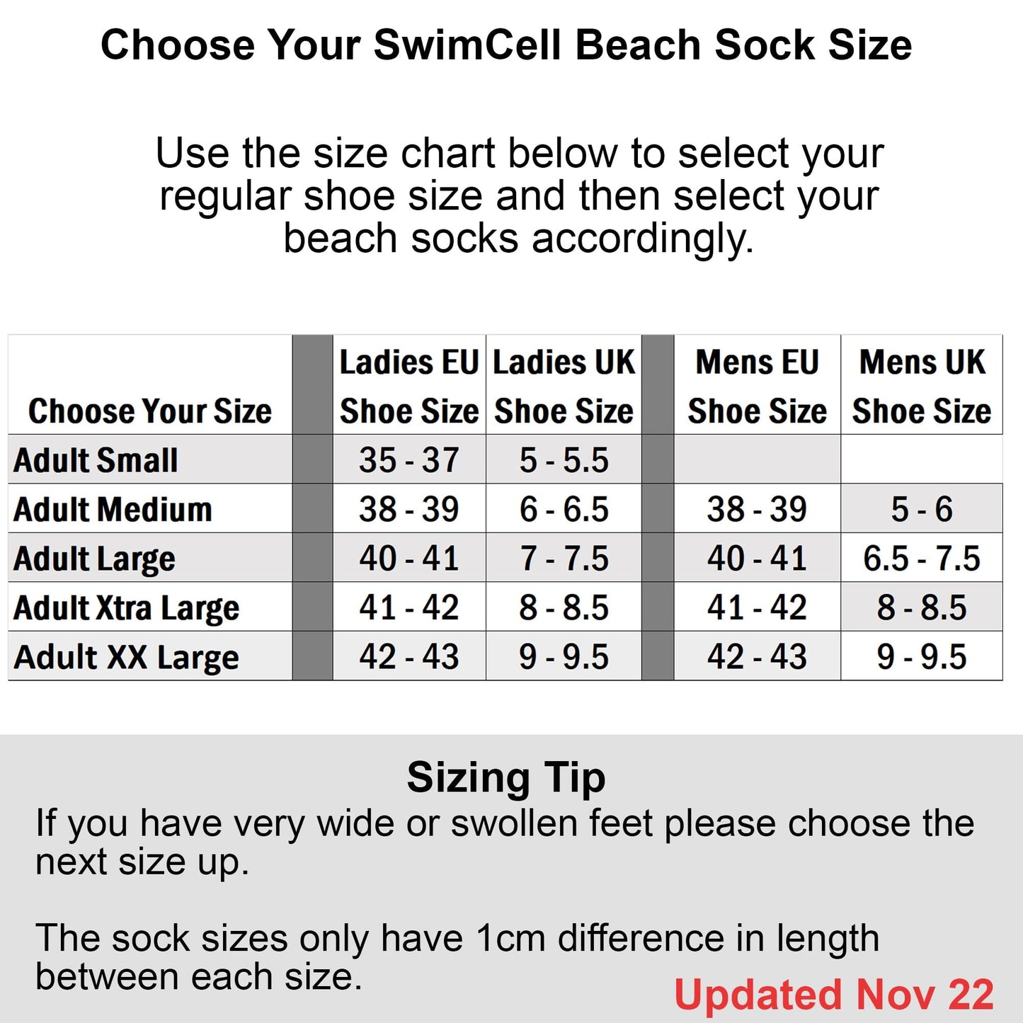 Swimming Socks With Full Length Rubber Sole