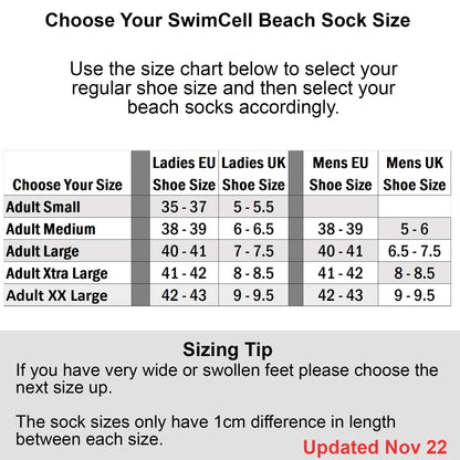 Swimming Socks With Full Length Rubber Sole