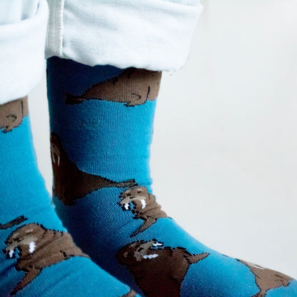 Save the Walrus Bamboo Socks