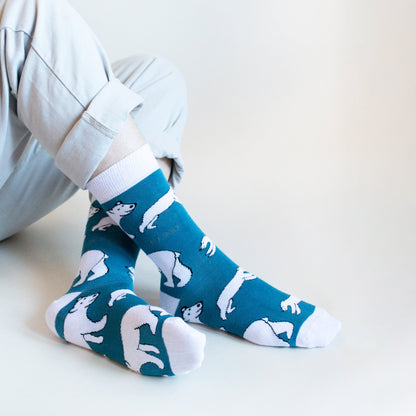 Arctic Animals Bamboo Socks Gift Box of 3