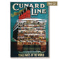 Vintage Poster - Life Aboard Cunard MINI QT