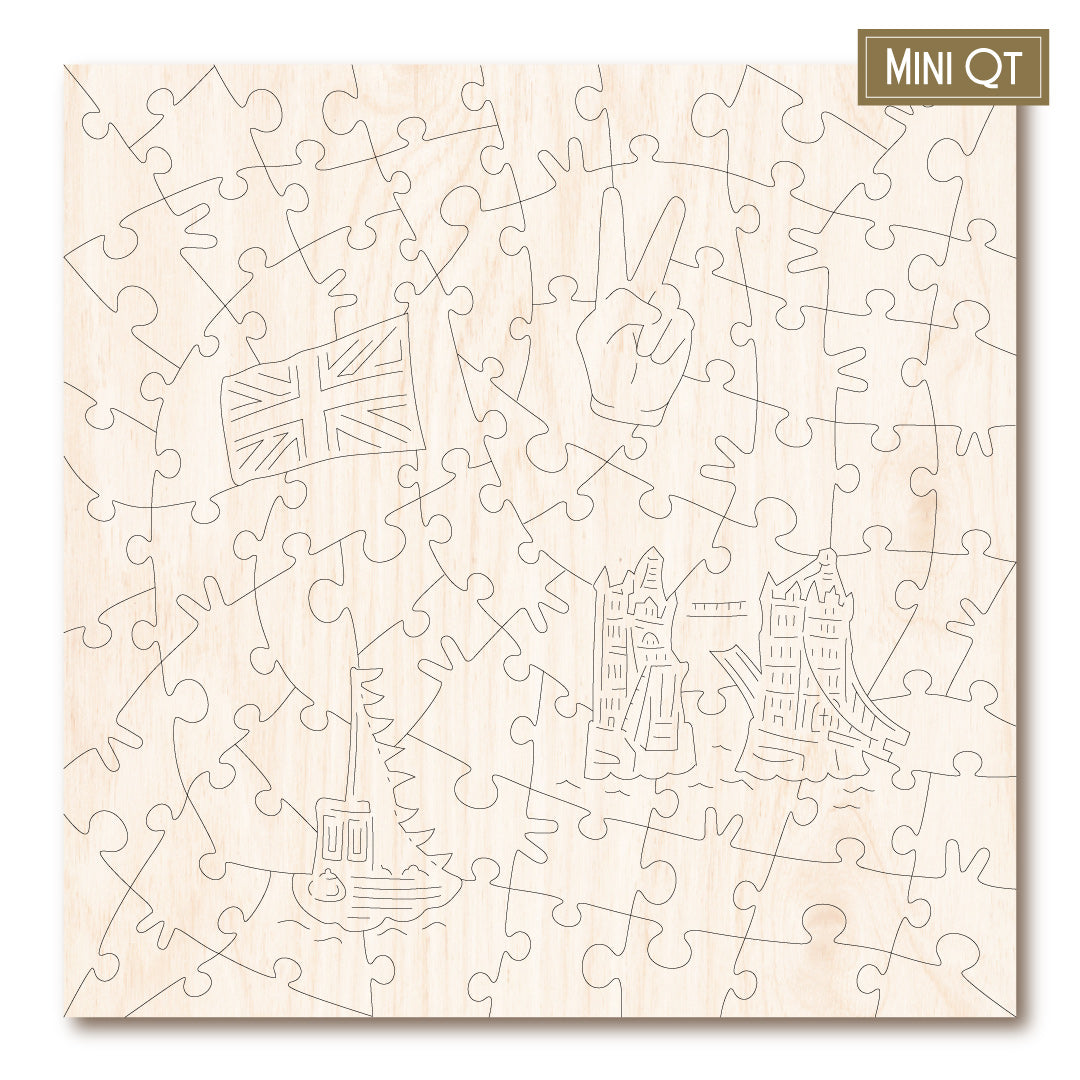 Tower Bridge MINI QT Victory Wooden Puzzles