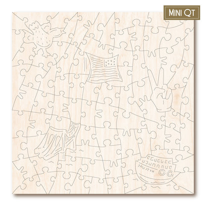 Brooklyn Bridge MINI QT Victory Wooden Puzzles