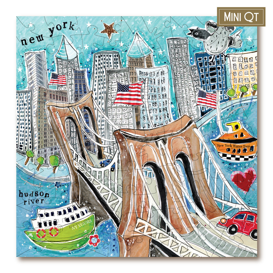 Brooklyn Bridge MINI QT Victory Wooden Puzzles