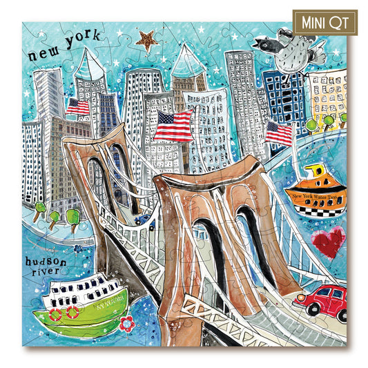 Brooklyn Bridge MINI QT Victory Wooden Puzzles