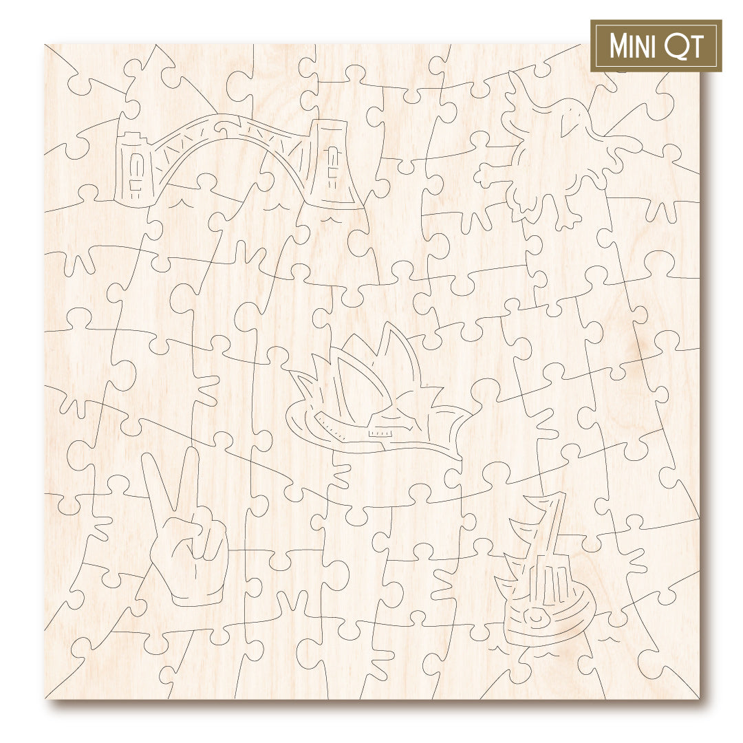Sydney Harbour MINI QT Victory Wooden Puzzles