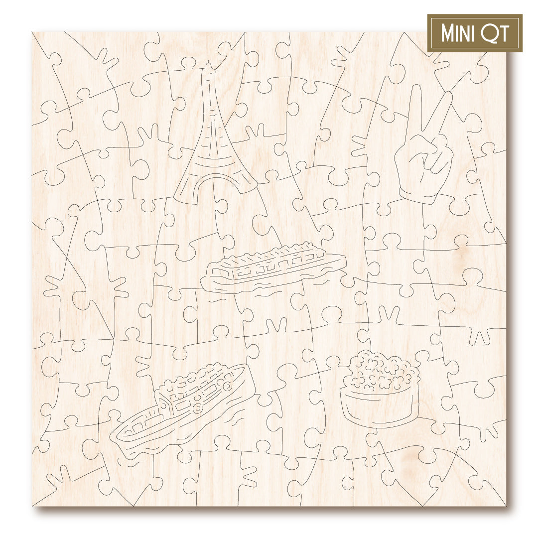 Paris MINI QT Victory Wooden Puzzles