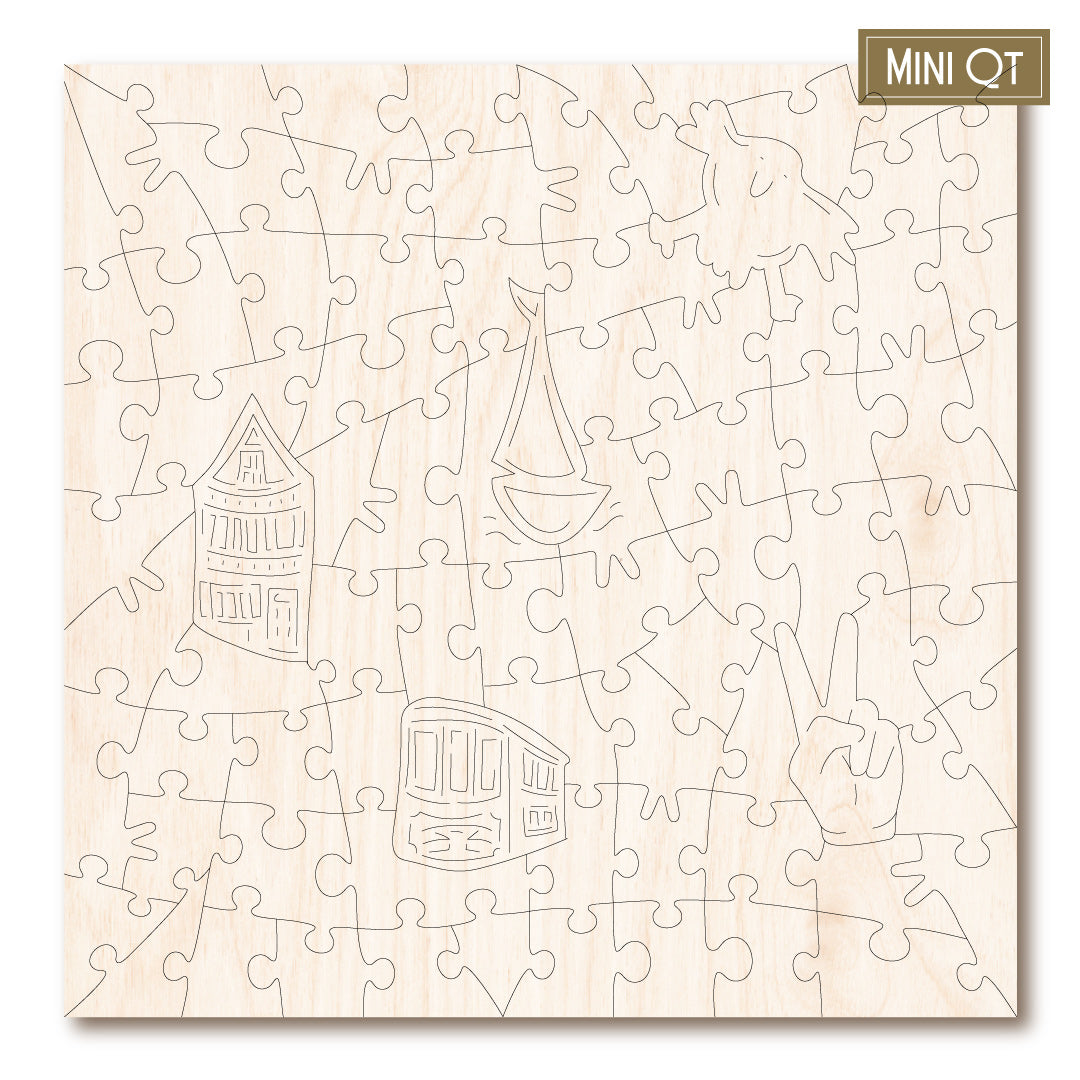 San Francisco MINI QT Victory Wooden Puzzles
