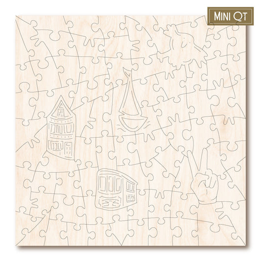 San Francisco MINI QT Victory Wooden Puzzles
