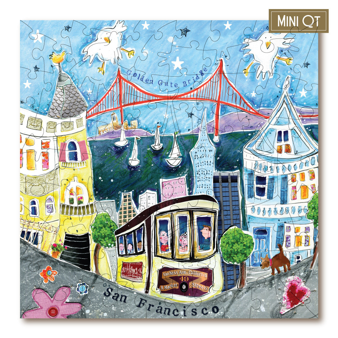 San Francisco MINI QT Victory Wooden Puzzles