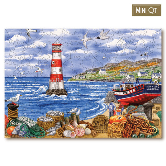 Fishing Boat & Harbour MINI QT Victory Wooden Puzzles