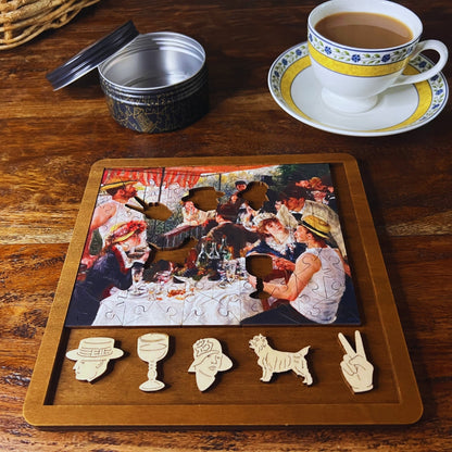 Luncheon of the Boating Party MINI QT Victory Wooden Puzzles