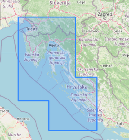 NV Atlas Croatia HR 1 - Trieste to Vodice