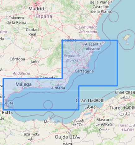 NV Atlas Spain ES 3 - Cabo San Antonio to Gibraltar