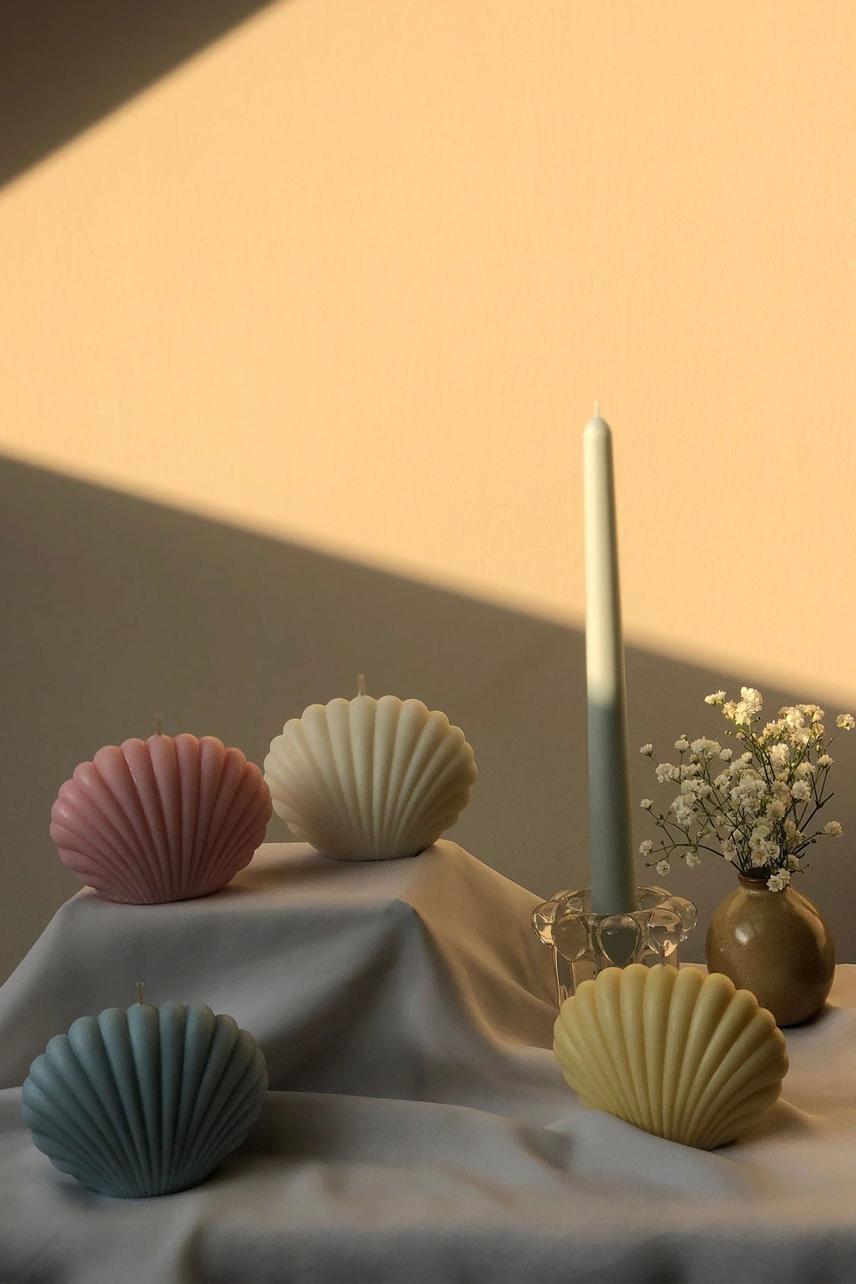 Shell Candle - Boat-Stuff