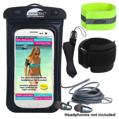 SwimCell Waterproof Phone Armband Case