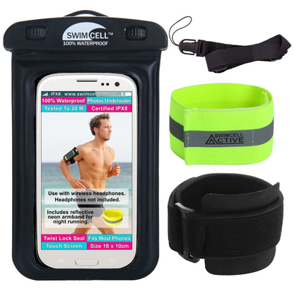 SwimCell Waterproof Phone Armband Case