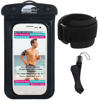 SwimCell Waterproof Phone Armband Case