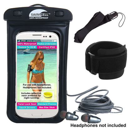SwimCell Waterproof Phone Armband Case
