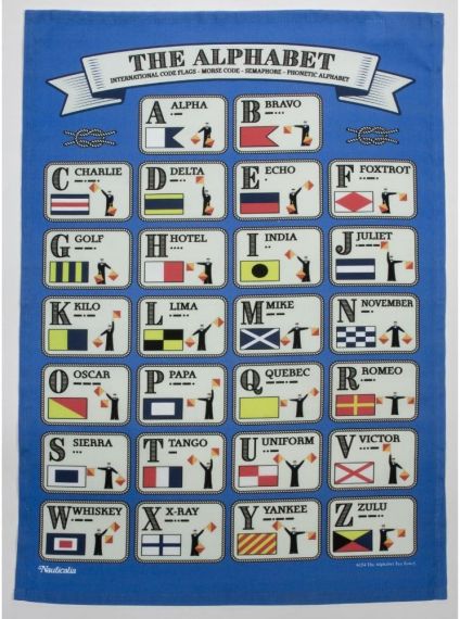 The Alphabet Tea Towel