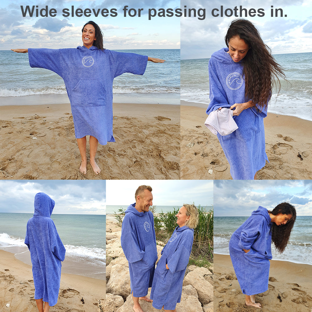 Towelling Changing Robe -100% Cotton