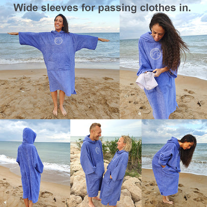 Towelling Changing Robe -100% Cotton