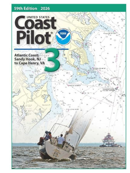 United States Coast Pilot 3 - 59th Edition, 2026 - Boat-Stuff