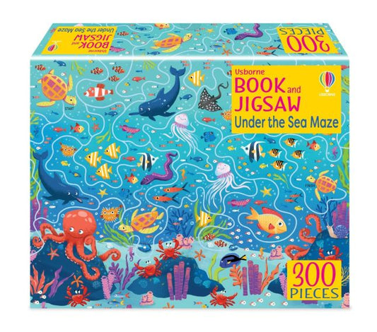 Usborne Book and Jigsaw - Under the Sea Maze