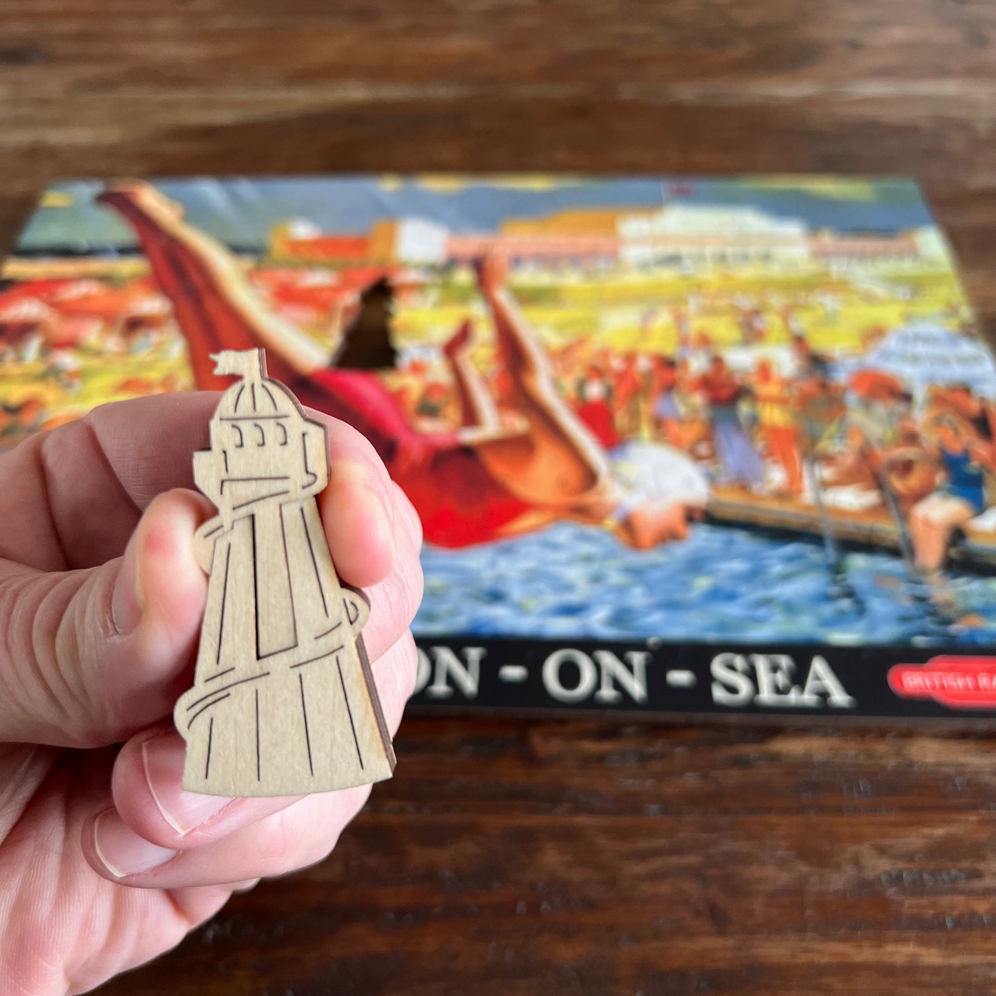 Vintage Poster - Butlin's - Victory Wooden Puzzles