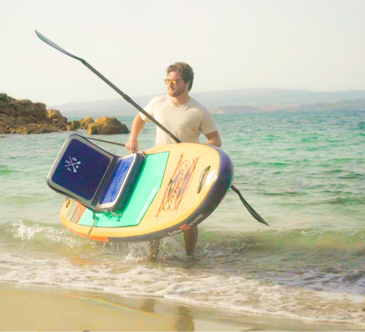 Adaptive Inflatable Paddle Board SUP Kayak Seat | Beach |Multi-Use Camping Chair