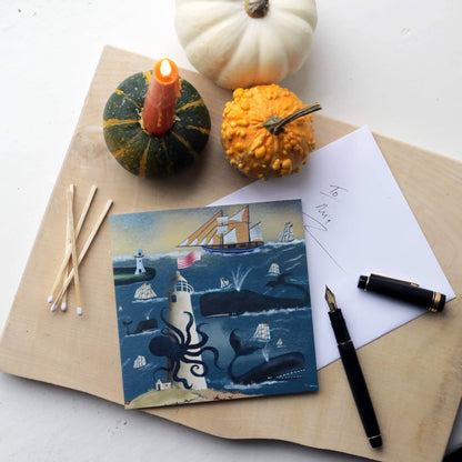 Whale Song Greetings Card
