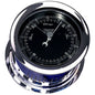 Weems & Plath Chrome Atlantis Barometer (Black Dial Matches Color Flag)