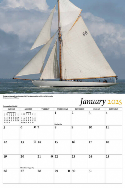 Classic Sail 2025 Calendar