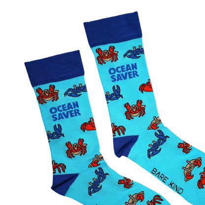 Save the Crabs Bamboo Socks