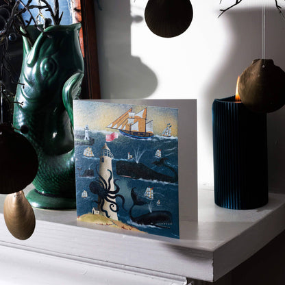 Whale Song Greetings Card