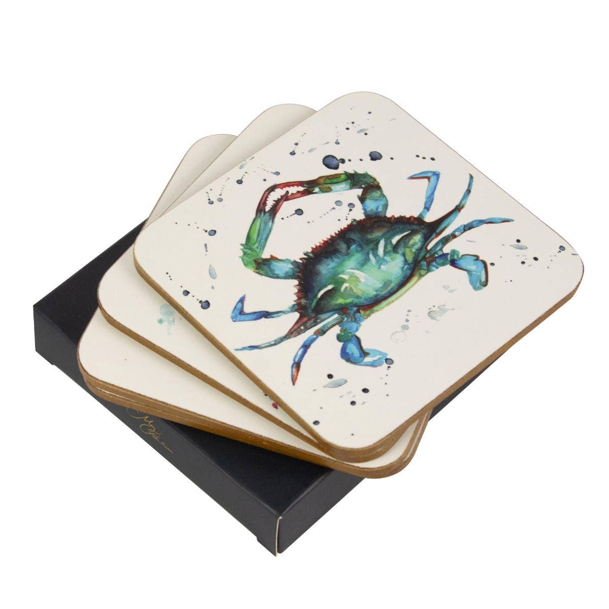 Meg Hawkins Coastal Creatures Coasters, Set of 4