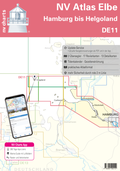 NV Atlas Germany DE 11 - Elbe - Helgoland bis Hamburg - Boat-Stuff