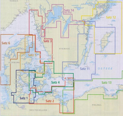 Sportbootkarten Satz 13: Polen und Litauen - Boat-Stuff