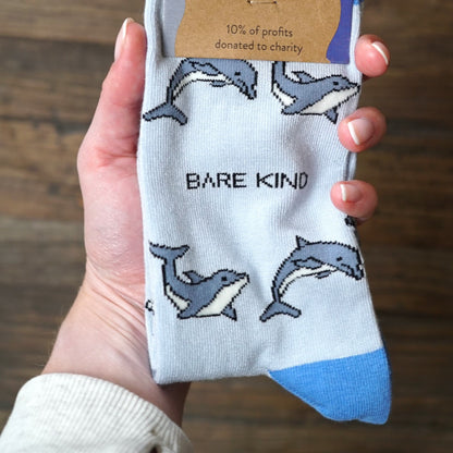 Save the Dolphin Bamboo Socks