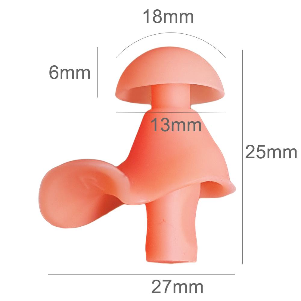 Waterproof Earplugs for Swimming. Adult Size.