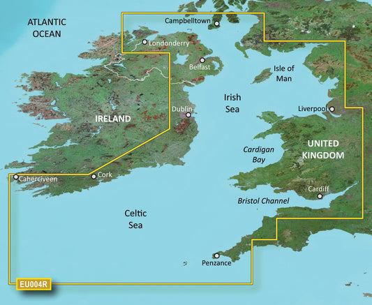 Garmin BlueChart G3 Regular Area - HXEU004R Irish Sea
