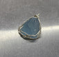 Natural Aquamarine Raw Stone Handmade Copper Wire Crystal Pendant