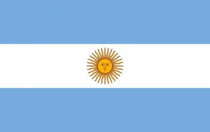 Argentine State Courtesy Flag
