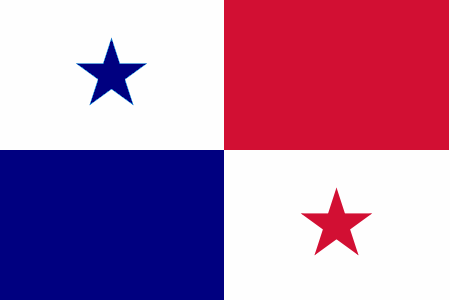 Panama Courtesy Flag