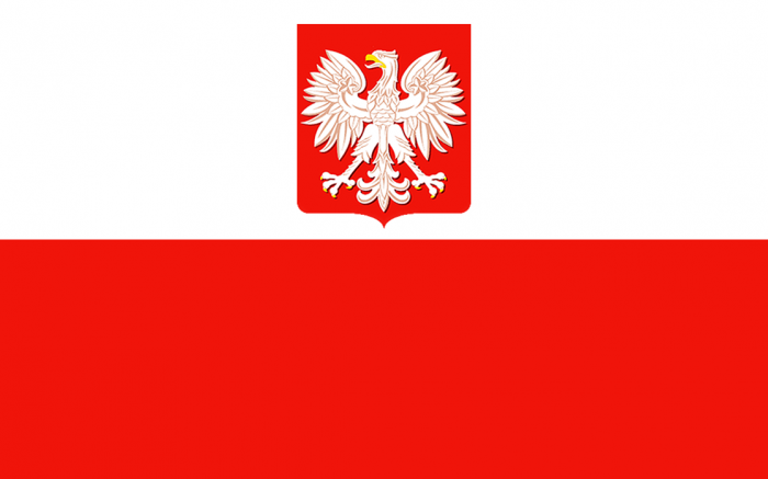 Poland Merchant Courtesy Flag